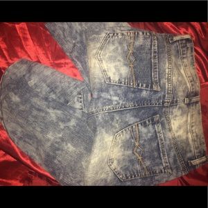 MUDD Skinny bleach-wash Jeans